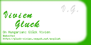 vivien gluck business card